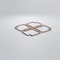Ekena Millwork Medium Englewood Decorative Fretwork Wood Wall Panels, Red Oak, 15 3/8"W x 15 3/8"H x 3/8"T WALW16X16X0375EWDRO - alternate 5